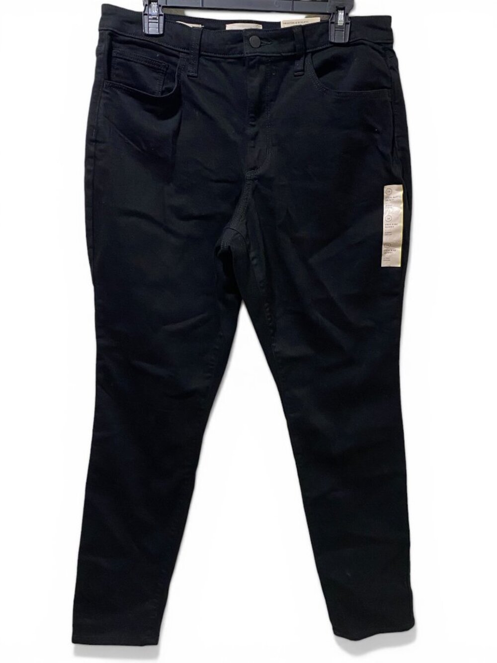 Universal Thread High Rise Skinny Jeans Womens 14/32R Black Stretch NWT